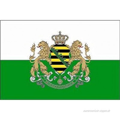U24 Fahne Flagge Sachsen Königreich Sachsen 90 x 150 cm