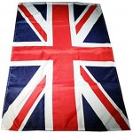 Union Jack britische Flagge 152 cm x 91 cm Großbritannien Britische Königliche Flagge London Fußball Party Patriotische Partys drinnen draußen mit zwei Nestellöcher Flagge Souvenir! Qualitätvoll Verpackung GB UK Vereinigtes Königreich Souvenir