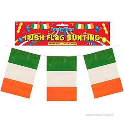 Wimpelkette Motiv: irische Flagge Länge 3,6 m