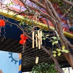 JOELELI Windspiel Holz Wind Glocke hölzerne Musik hängende Ornament Dekoration für Outdoor Indoor Haus Garten Terrasse Veranda Hof Ackerland oder BalkonBaum des Lebens