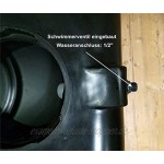 Gartendusche Wassertank PE 160 L inkl. Füllventil inkl. Duschkopf