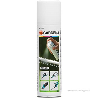 Gardena Pflegespray: Geräte-Pflege zur Wartung und Pflege der Gartengeräte biologisch abbaubar Inhalt 200 ml 2366-20