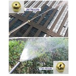 HIYATO Hochdruck Schlauchdüse Strahlrohre für Hochdruckreiniger mit Düse & Seifenspender für Garten 7 Set