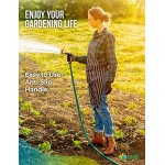 tillvex Garten-Handbrause Premium 10 Funktionen | für alle gängigen Gartenschlauch-Systeme | Gartenbrause | Spritzpistole | Spritzdüse | mit Feststellfunktion | Orange