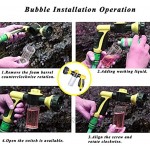WINOMO Autowaschanlage Wasserpistole Garten Hand Spray Schlauch Düse 8 Verstellbare Bewässerungsmuster für Rasen Patio Auto