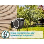 GARDENA Wand-Schlauchbox RollUp XL weiß 35 m: flexible Bewässerung für große Gärten Schwenkbare Schlauchbox inkl. 35 m GARDENA Qualitätsschlauch und Montagehilfe 18632-20