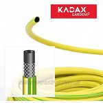 KADAX Bequemer Gartenschlauch aus PVC-Materialien 20 m Länge leichter 3-lagiger Schlauch auslaufsicherer Wasserschlauch für Rasenbewässerung ½ Zoll