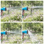 Reinigungsspritze Gartenschlauchdüsen Hochdruckwasserpistole 1 2Wasserrohr Gartenstreuschlauchwagen Size : Water Pipe+50m Suit